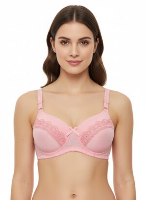 Pink Lace Bra