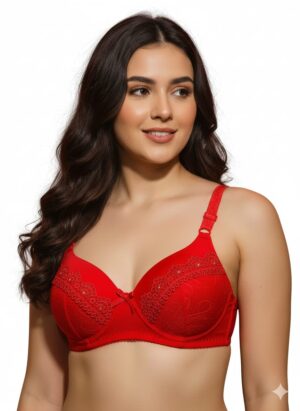 Red Lace Bra