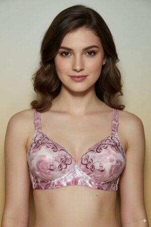 Rose Blossom Floral Bra